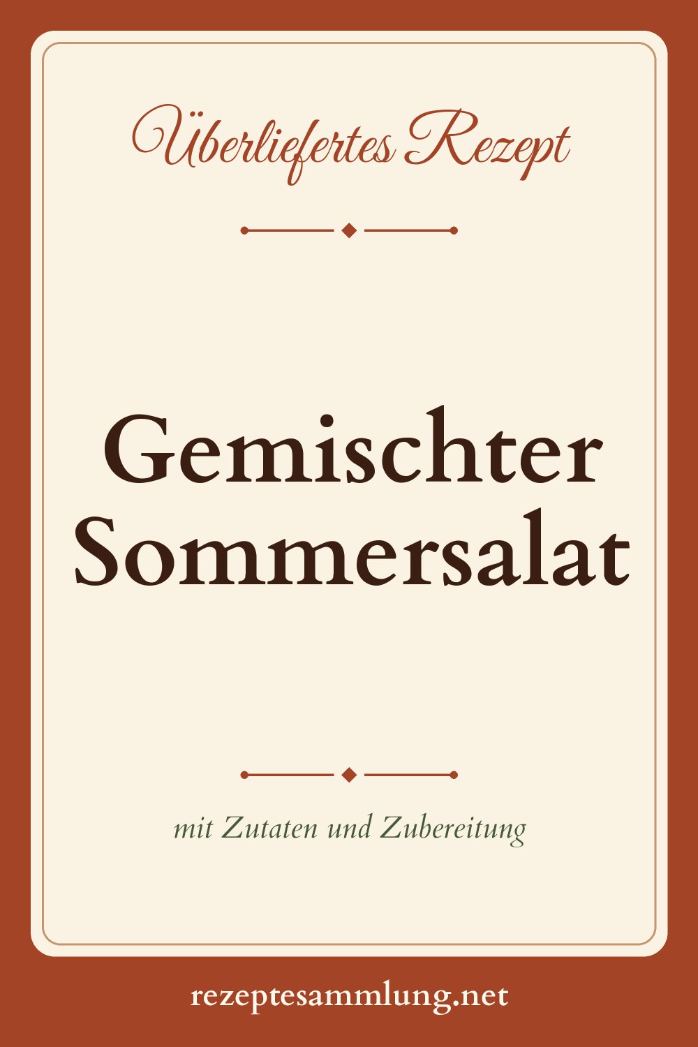 Pin-Bild Gemischter Sommersalat