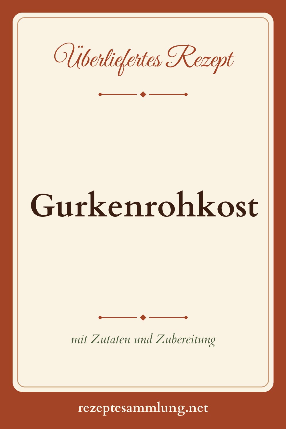 Pin-Bild Gurkenrohkost