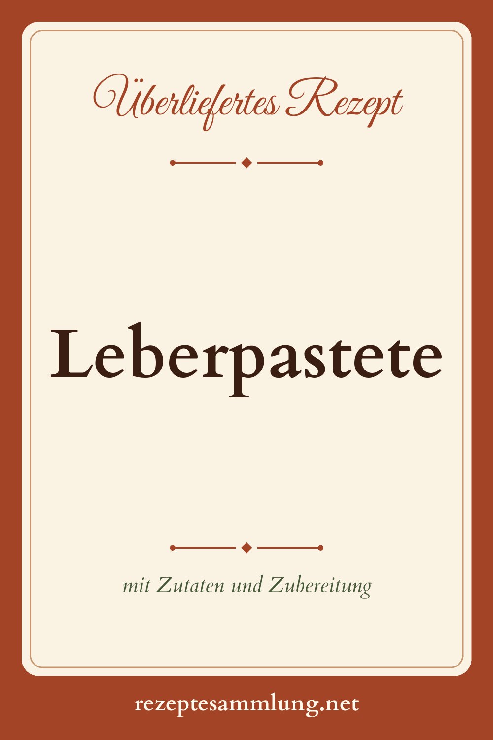 Pin-Bild Leberpastete