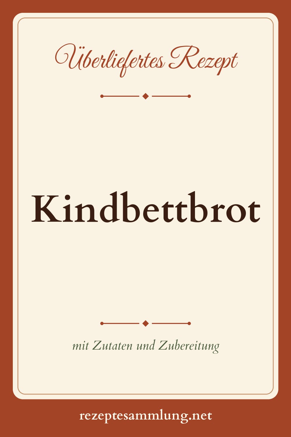 Pin-Bild Kindbettbrot
