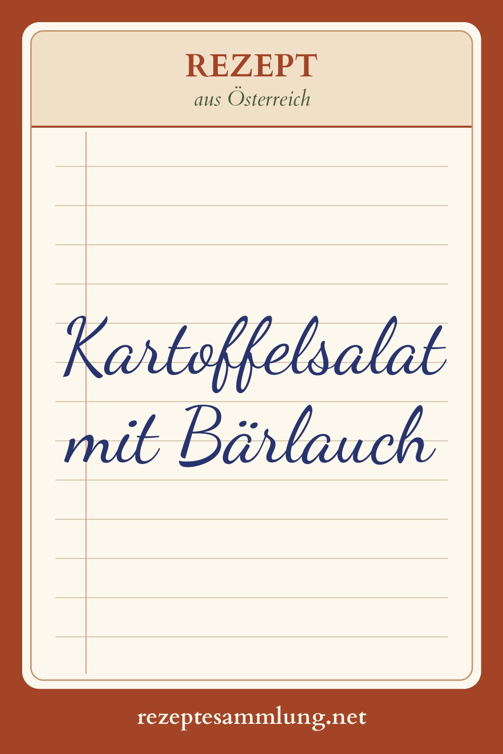 Pin-Bild Kartoffelsalat mit Bärlauch