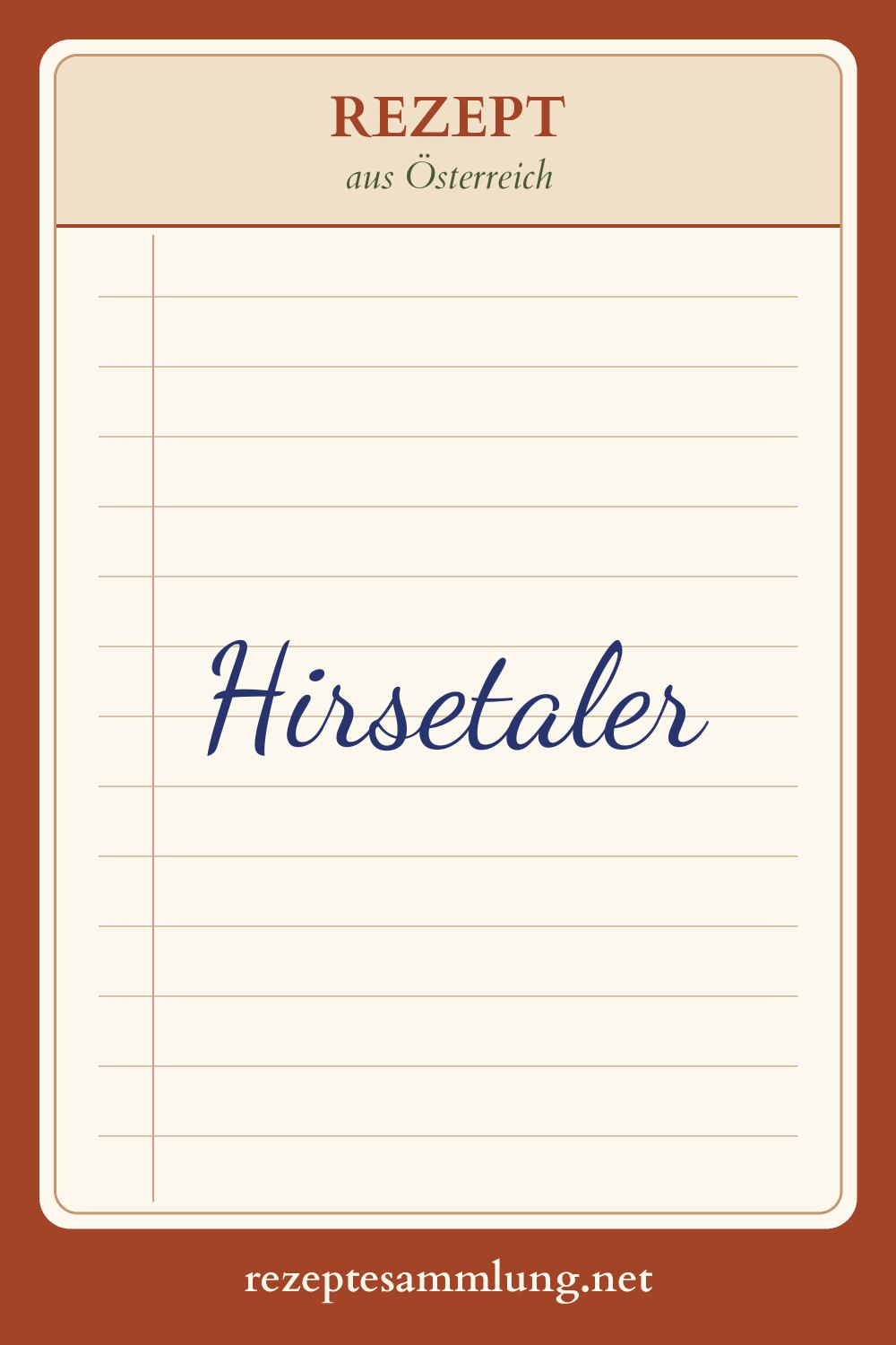 Pin-Bild Hirsetaler