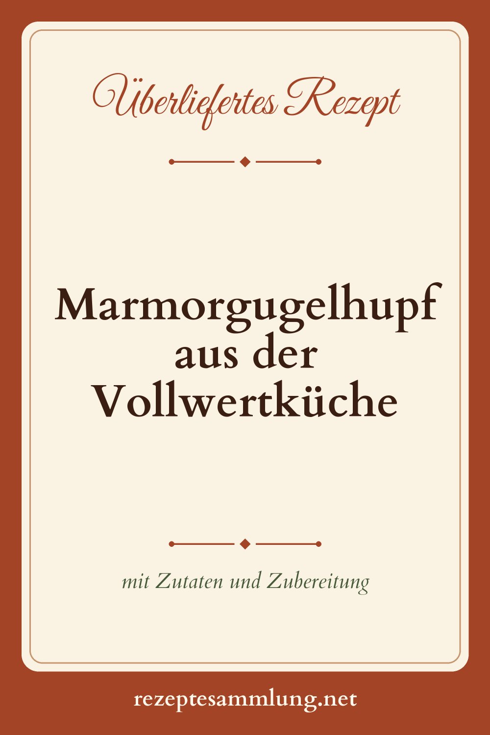 Pin-Bild Marmorgugelhupf aus der Vollwertküche