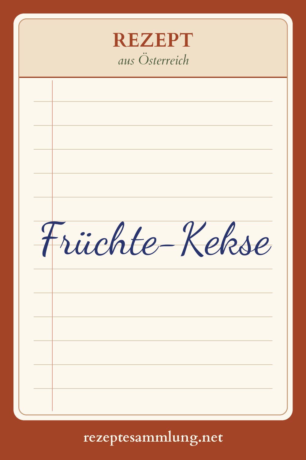 Pin-Bild Früchte-Kekse