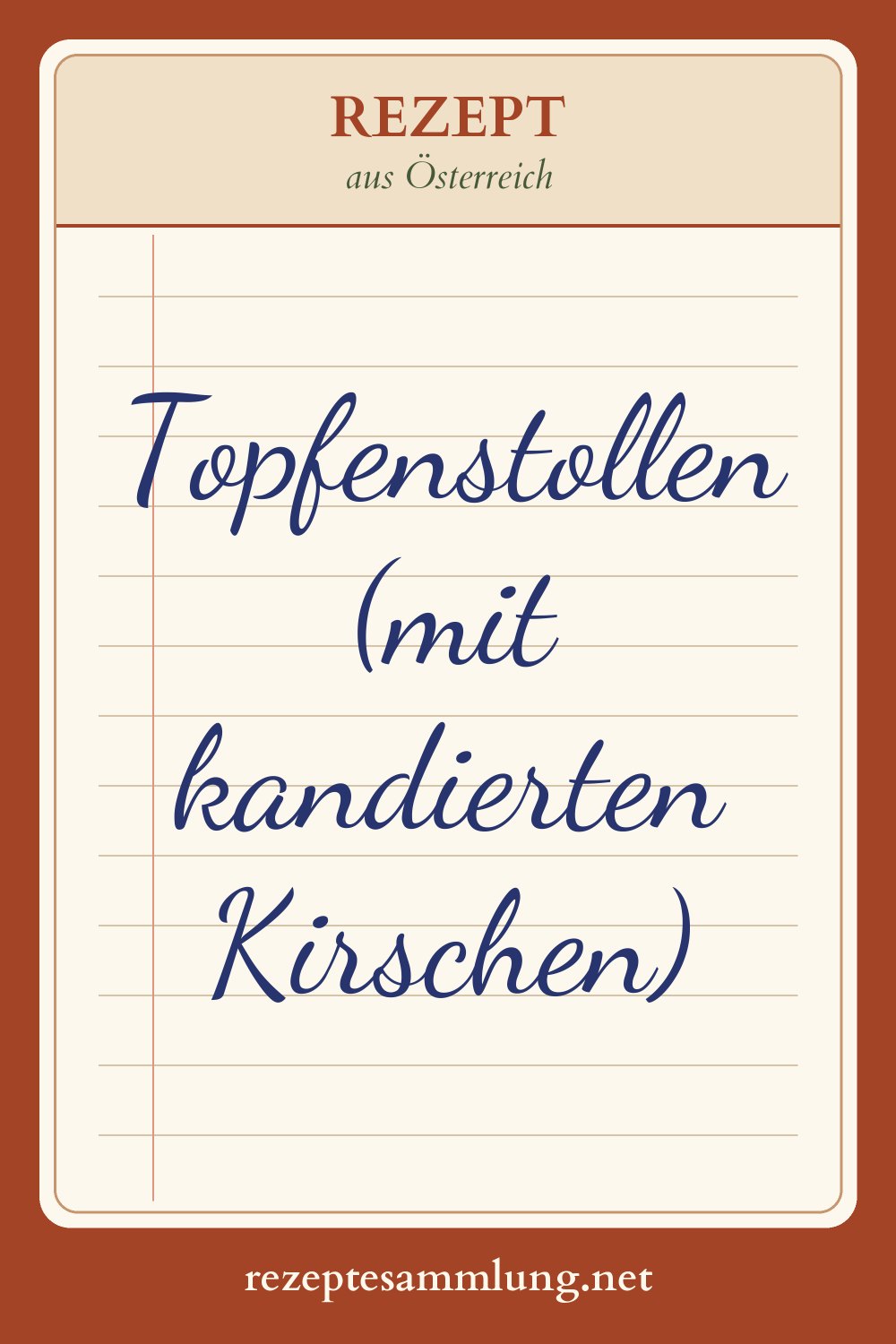 Pin-Bild Topfenstollen (mit kandierten Kirschen)
