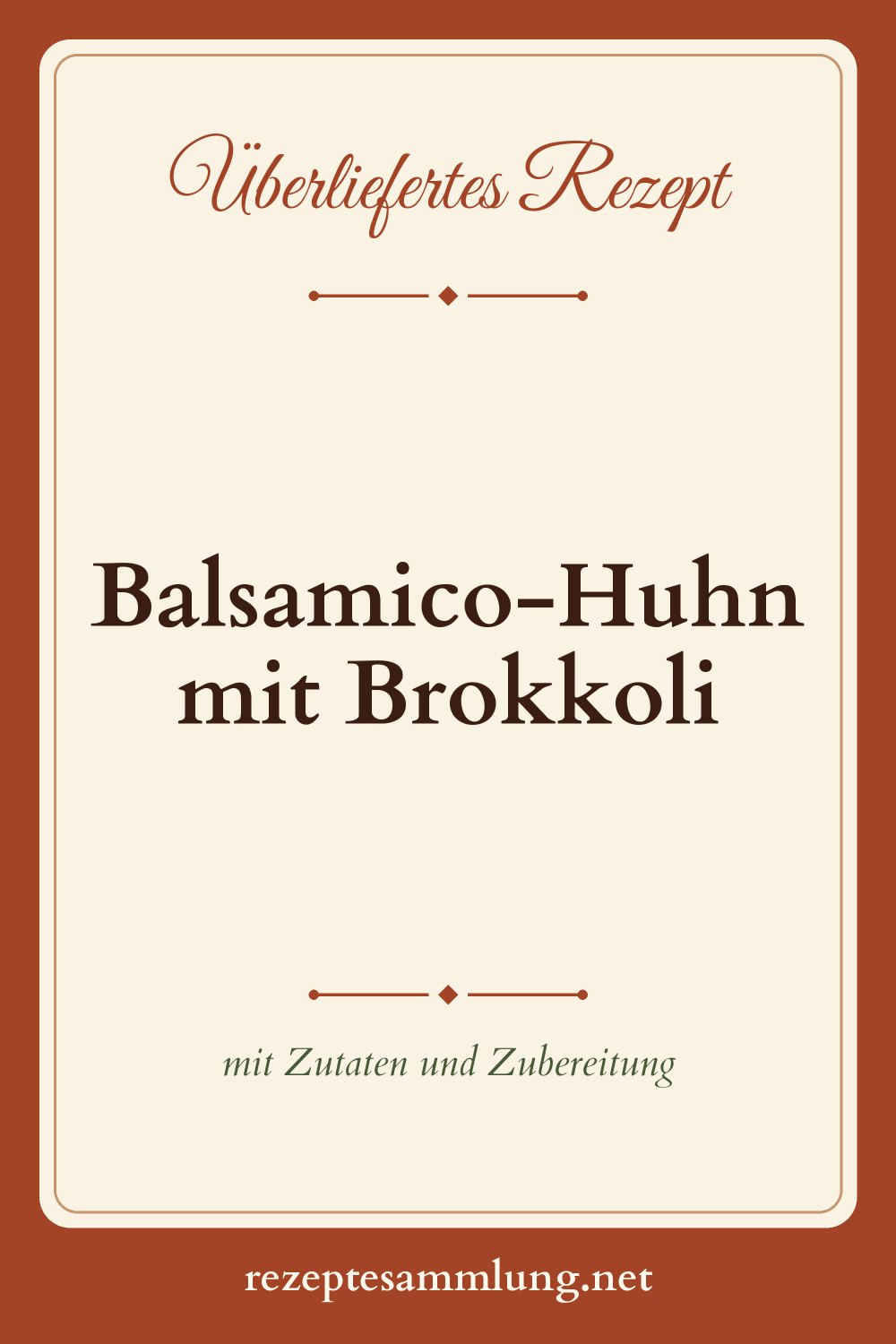 Pin-Bild Balsamico-Huhn mit Brokkoli